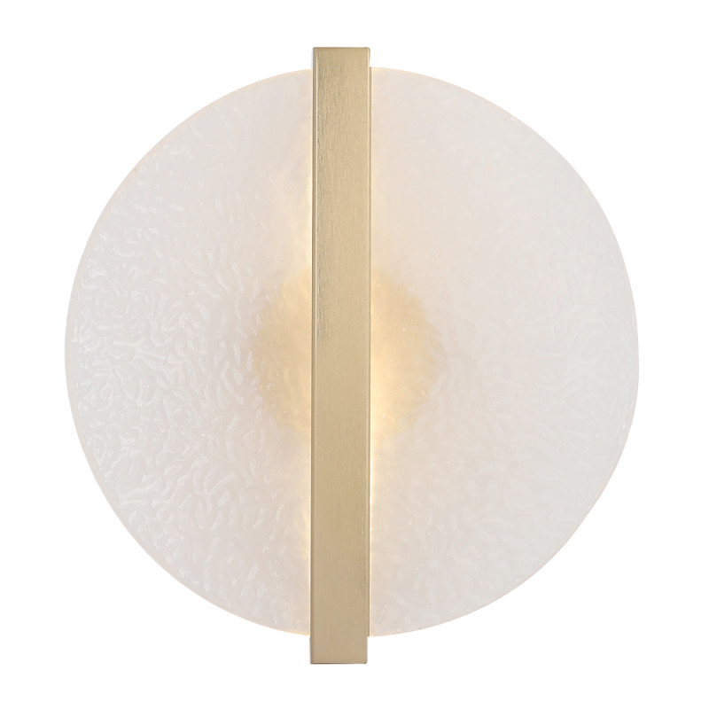 Бра 32 см, 5W, 3000K, Crystal Lux AGOSTO AP5W LED BRASS, латунь