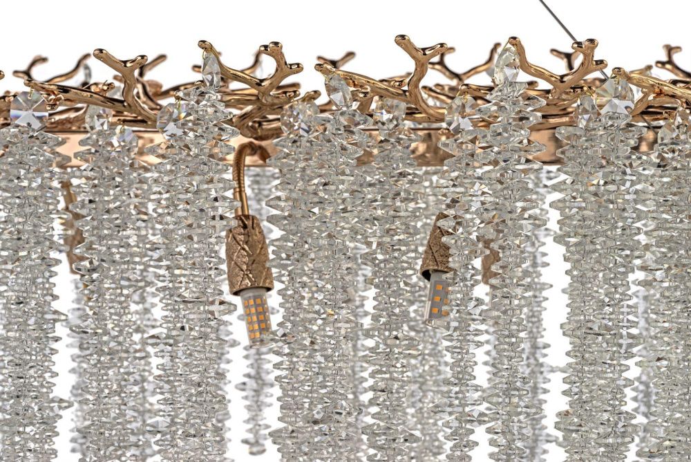 Люстра подвесная ** см, 16*G9*40W, Dio D`arte Tavenna Gold Tavenna H 1.5.150x48.100 G, золотой