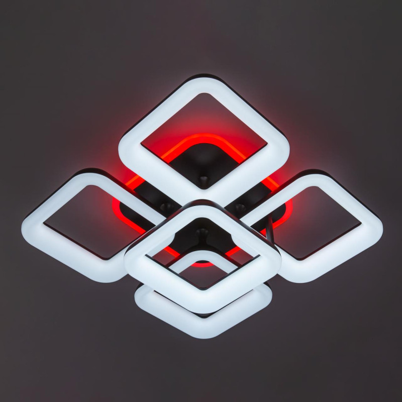 Светильник 55 см, 105W, 3000-5500K с Алисой Citilux Паркер Смарт CL225A255E, коричневый-кофе