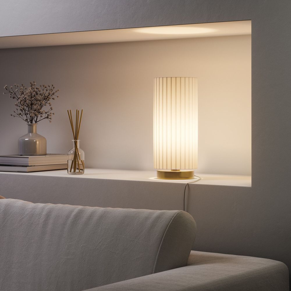 Настольная лампа 32 см, Eurosvet 4690389218804, латунь