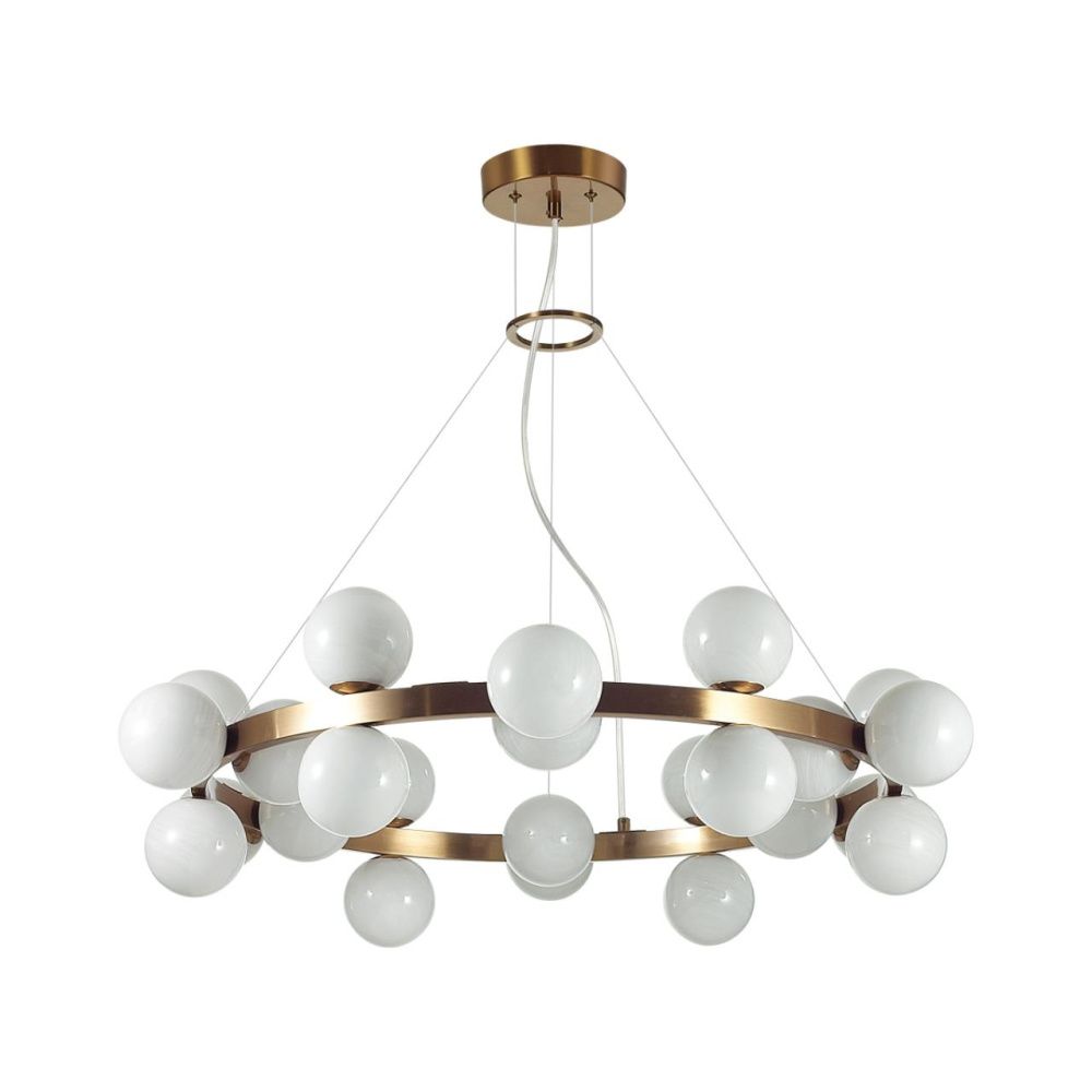 Подвесной светильник **200 см, 24*G9*5W, /K, Odeon Light MAGIA MIDCENT 7109/24, бронзовый