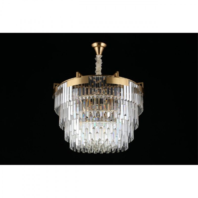 Каскадная люстра 70*75-111,5 см, 15*E14, 40W, Aployt Mariz APL.813.13.15, латунный