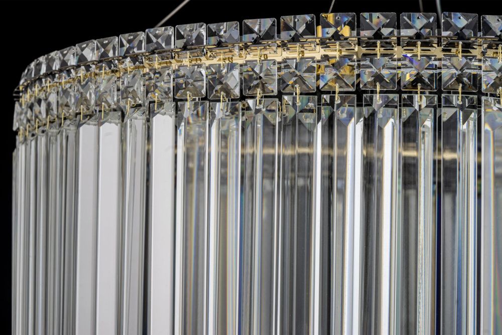 Люстра подвесная *60*30 см, Led лента*LED*68W, 3000/6000K, Arti Lampadari Ovindoli Gold Ovindoli L 1.5.60.101 G, Золото