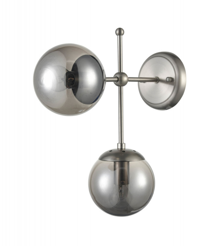 Бра 35*13*39 см, 2*E14 сатин никель Vele Luce Modena VL5013W02