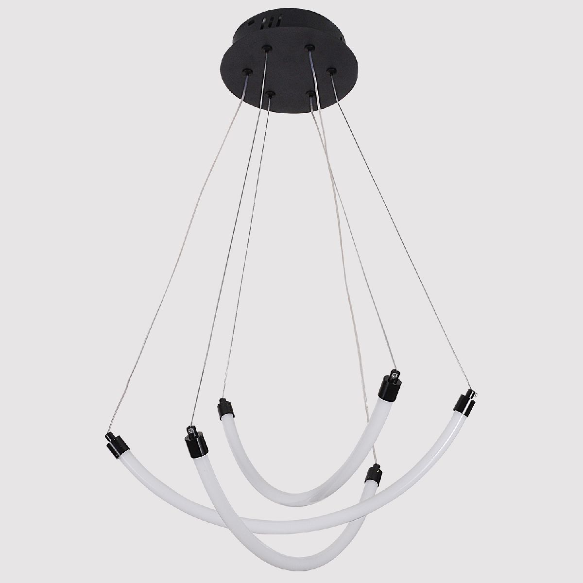 Подвесная люстра 52 см, 22W, 3000-6500K, F-Promo Hammock 4468-3P, черный