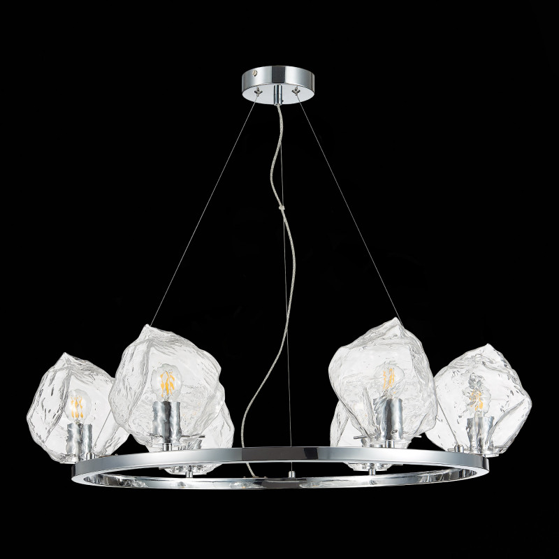 Люстра подвесная 82 см, ST LUCE PORTICI SL1175.103.06 Хром