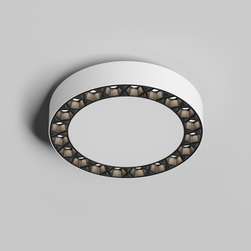 Накладной светильник *16,5*2,3 см, LED * 24W, 4000K, Denkirs Dual DK2840-WB, белый