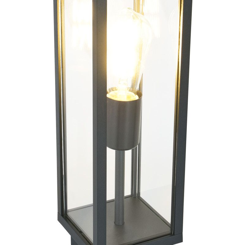 Садово-парковый светильник 12*12*45 см, 1*E27*15W, ST-Luce Gross SL9019.705.01, серый