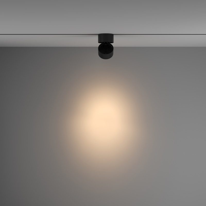 Светильник 10 см, 15W, 3000K, Maytoni Technical TR084-1-15W3K-D-B Dim, черный