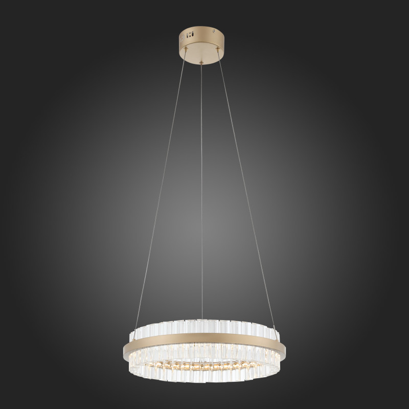 Светильник подвесной 46 см, 34W 3000K ST LUCE CHERIO SL383.203.01 Золотистый