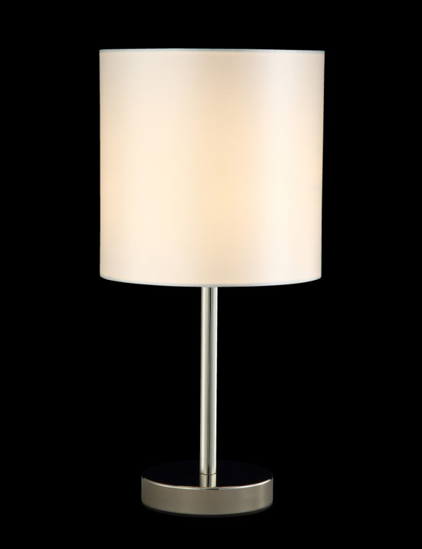 Настольная лампа 20 см, Crystal Lux SERGIO LG1 NICKEL Никель