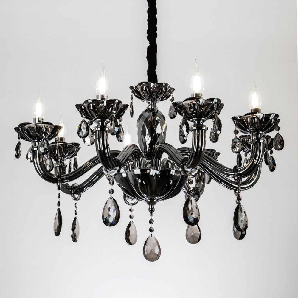 Подвесная люстра 78*78*115 см, LED 8x40W, , Хром MODELUX premium ML.7148.8P