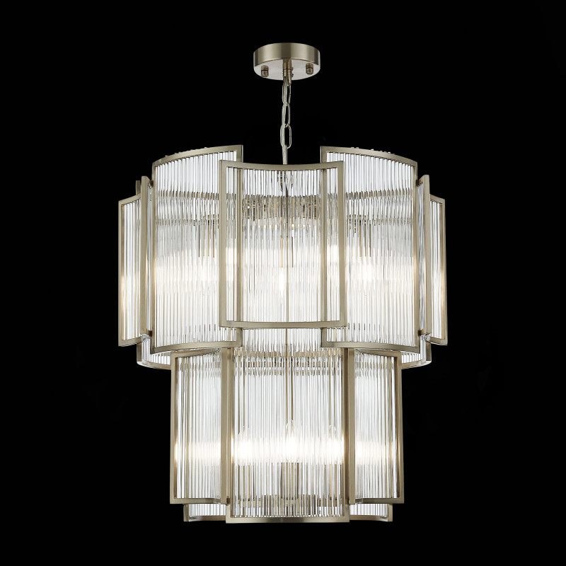 Люстра подвесная 56 см, 480W, ST LUCE COSENZA SL1234.103.08 Никель