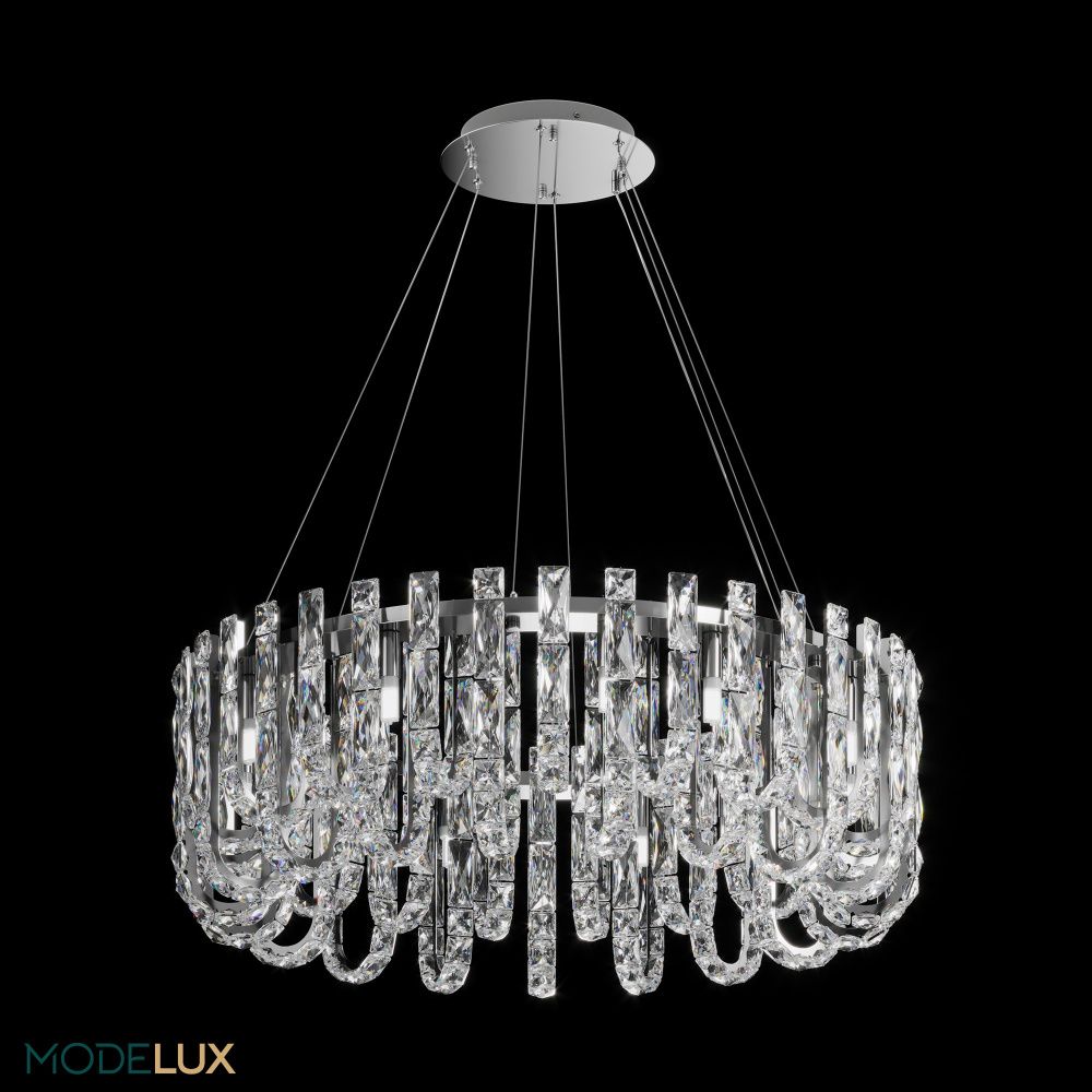Подвесная люстра 80 см MODELUX ML.6621.19 CR хром
