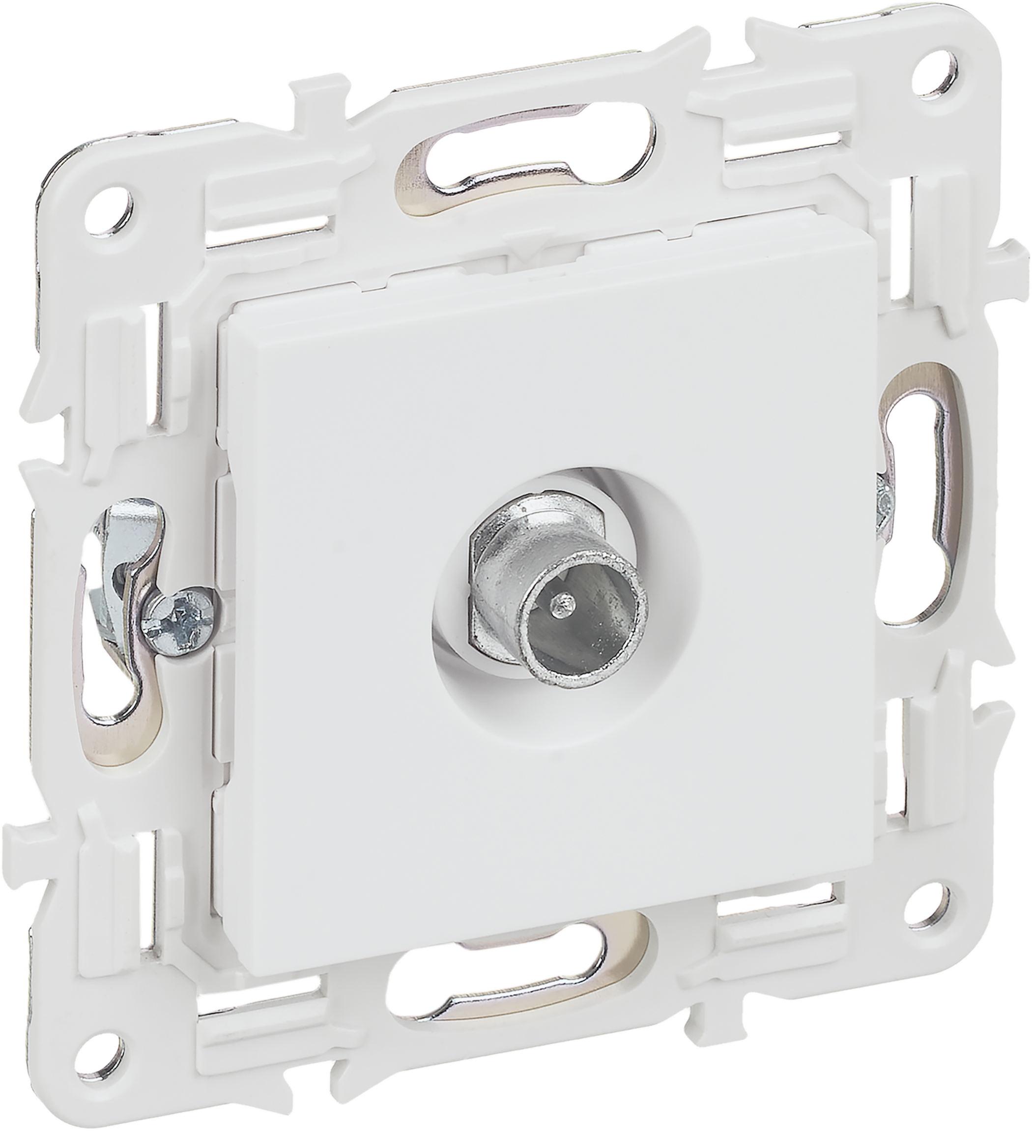 SKANDY Розетка TV проходная SK-A17W арк. бел. IEK, SK-A10-P-K01