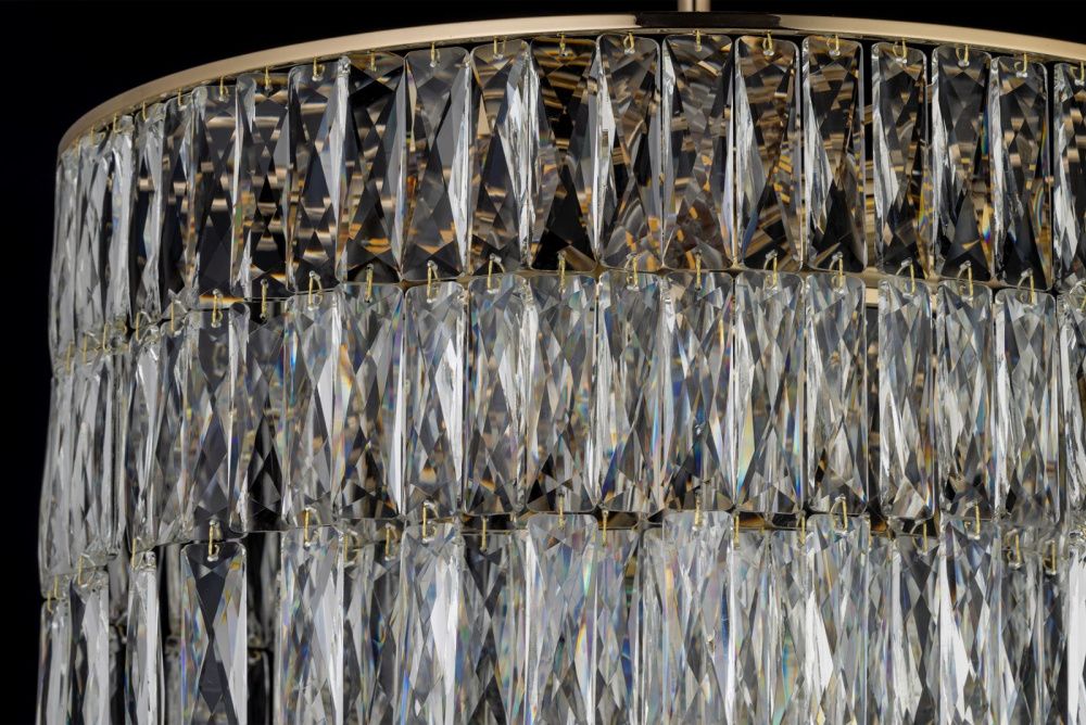 Люстра подвесная *46*80 см, 6*E27*60W, Arti Lampadari Deliceto Deliceto E 1.5.46.101 G, золото