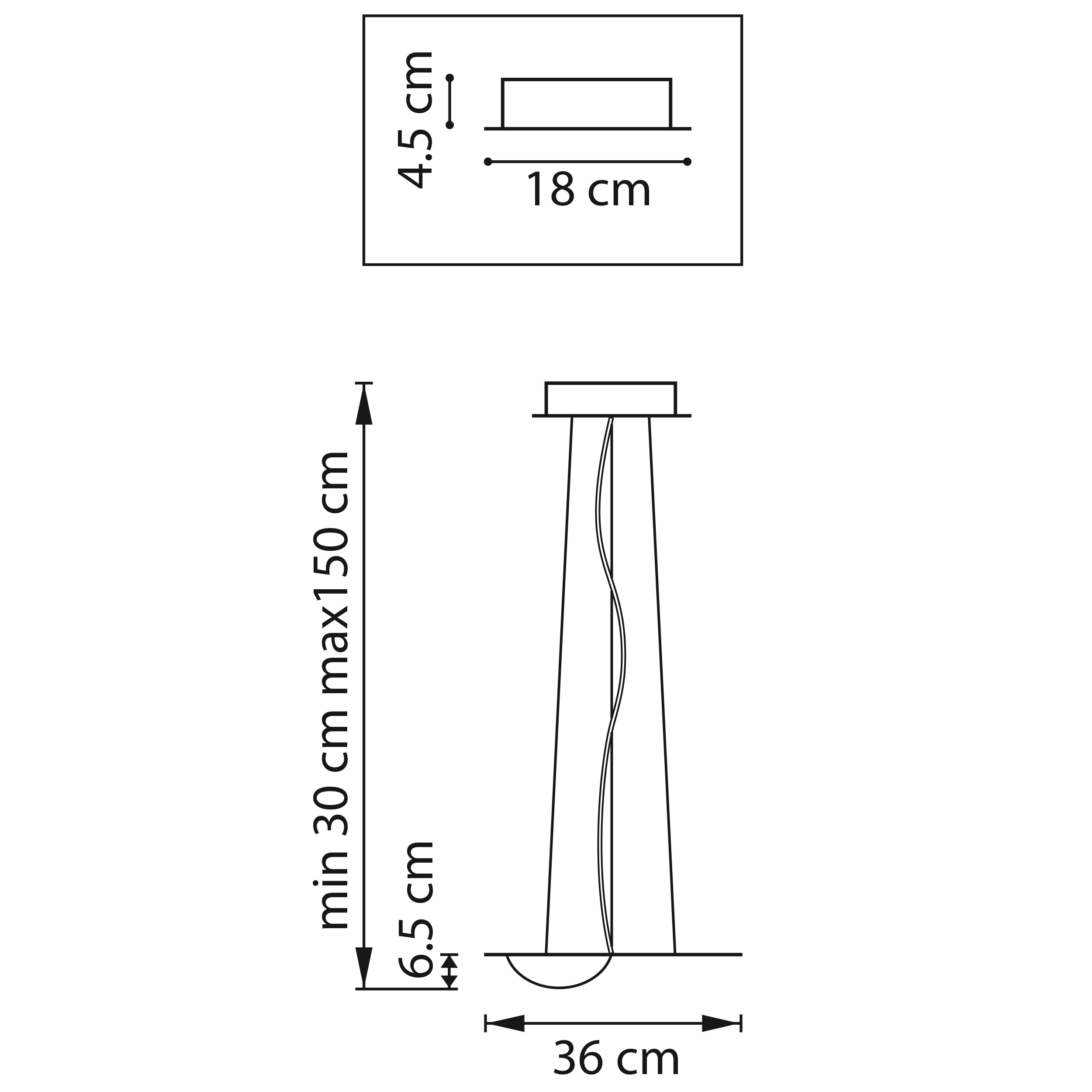 Подвес 36*30/150 см, 12W 3000K Lightstar Emisfero 737337 Черный
