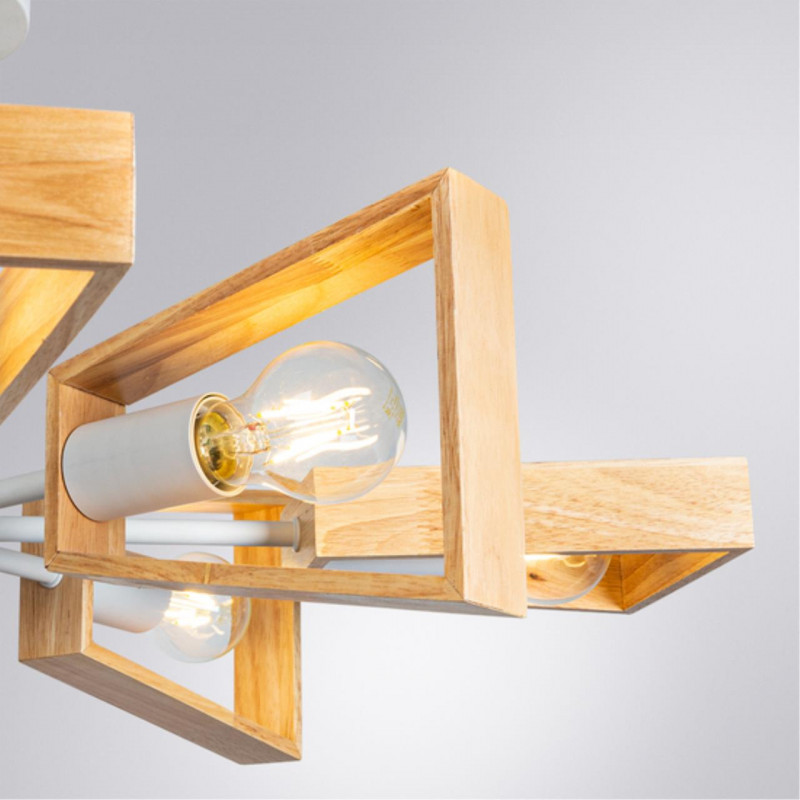 Люстра на штанге 75 см Arte Lamp BRUSSELS  A8030PL-8WH белый