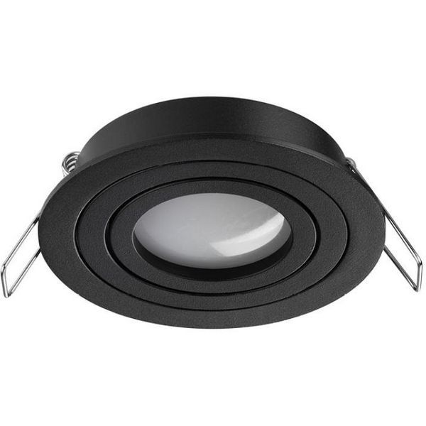 Светильник встраиваемый поворотный 9 см, Novotech Morus 371018, черный