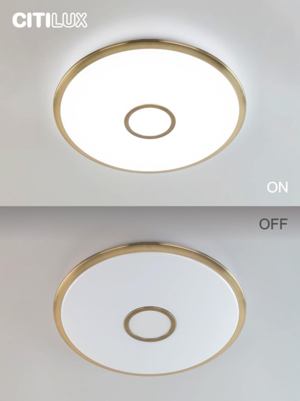 Светильник 61 см, 90W, 3000-5500K Citilux CL703A83G, бронза