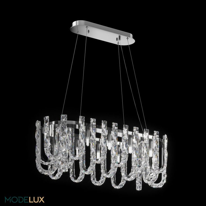 Подвесная люстра 32*80 см MODELUX ML.6621.12 CR хром