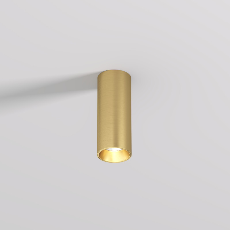 Накладной светильник 4,5*11,5 см, 7W, 3000К, Denkirs SHINE TUBE DK2615-SB латунный