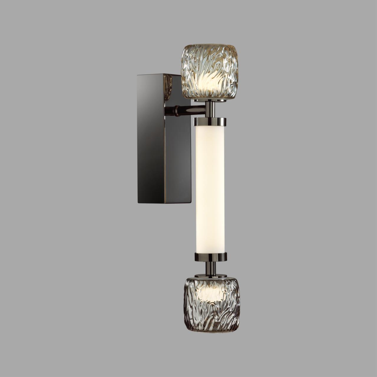Бра 12,5*7*35 см, 1 LED*13W, 3000 К, Odeon Light Kliff, черный 5427/13WL