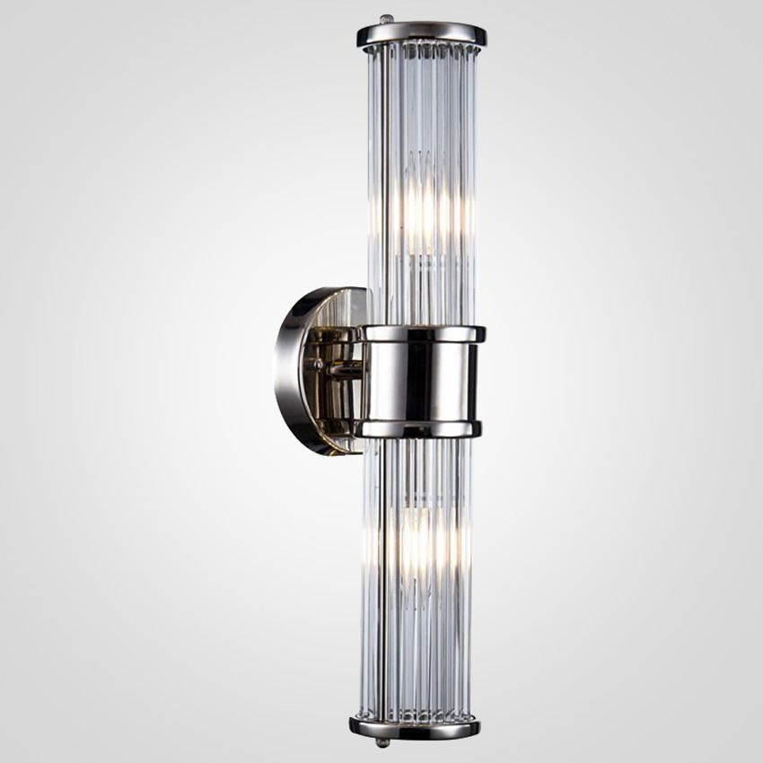 Бра Imperium Collection Claridges 123208-01 nickel 12*12*46,5 см, 2*E14*40W, ImperiumLoft 123208-01, Никель