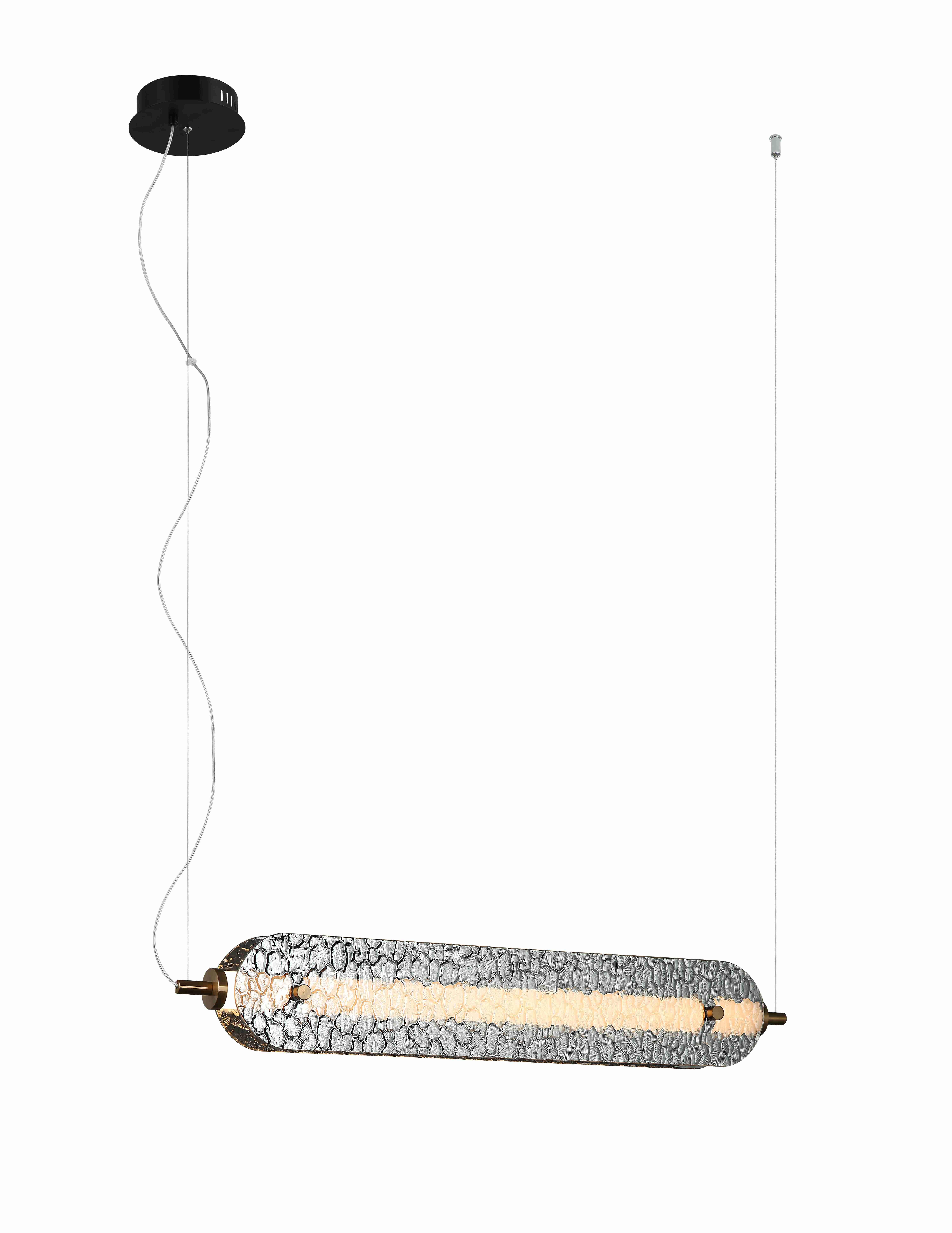 Люстра 750*70*1120, LED, 21W 3000K NewRgy  8375MDM-2M SG BLACK+SMOKY GRAY, BLACK+SMOKY GRAY