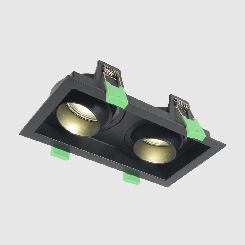Встраиваемый светильник 18 см, Crystal Lux CLT 069C2 BL, черный