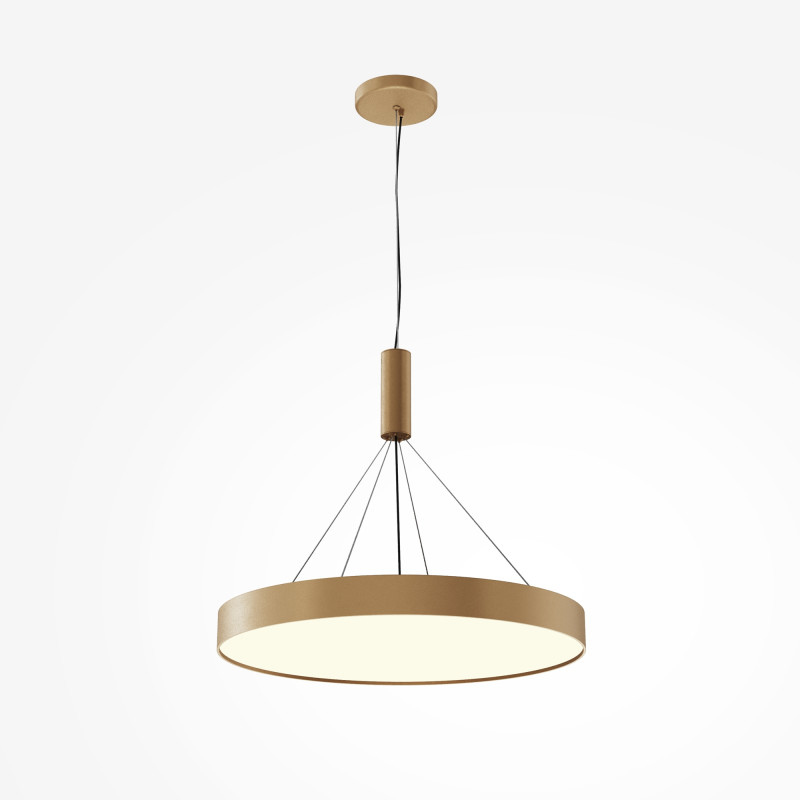 Светильник 60 см, 90W, 3000K, Maytoni Technical Ceiling Zon C032CL-90W3K-RD-MG, матовое золото