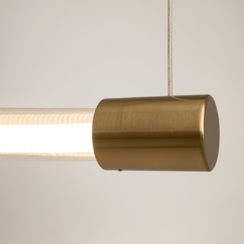 Подвесной светильник 96*13,5*316,5 см, LED, 3000К, Maytoni LOOP MOD290PL-L23BS3K латунный