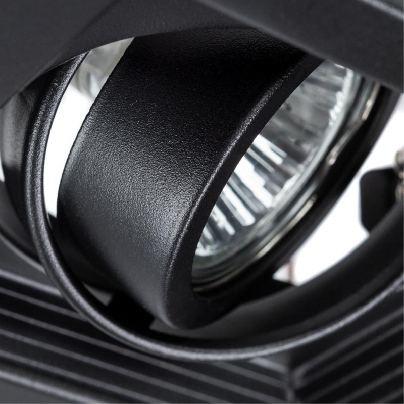 Встраиваемый светильник 13 см Arte Lamp CANIS A6661PL-1BK черный