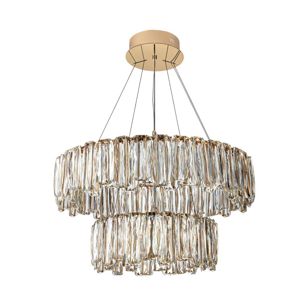 Люстра 50 см, *LED*160W, 4000K, Modelux  ML.5550.800.500 CP, Шампань