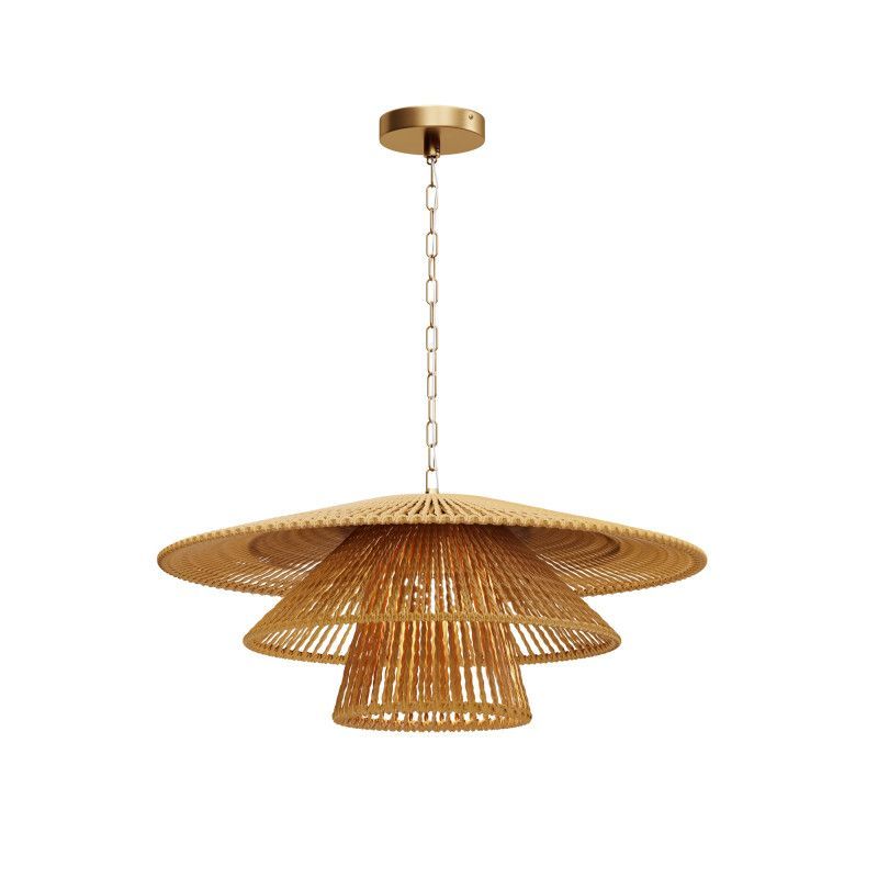 Подвесной светильник 60*60*223 см, 1*E27*60W, Maytoni Costa MOD394PL-01BS1, латунный