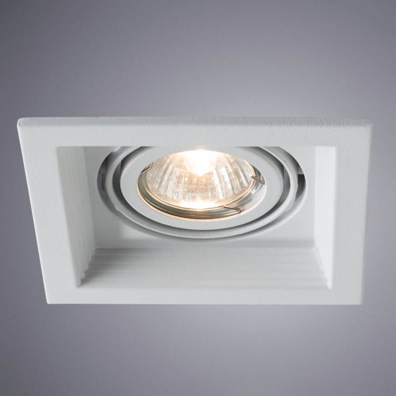 Точечный светильник 13/10.5 см, GU10, IP20 Arte Lamp A6661PL-1WH белый
