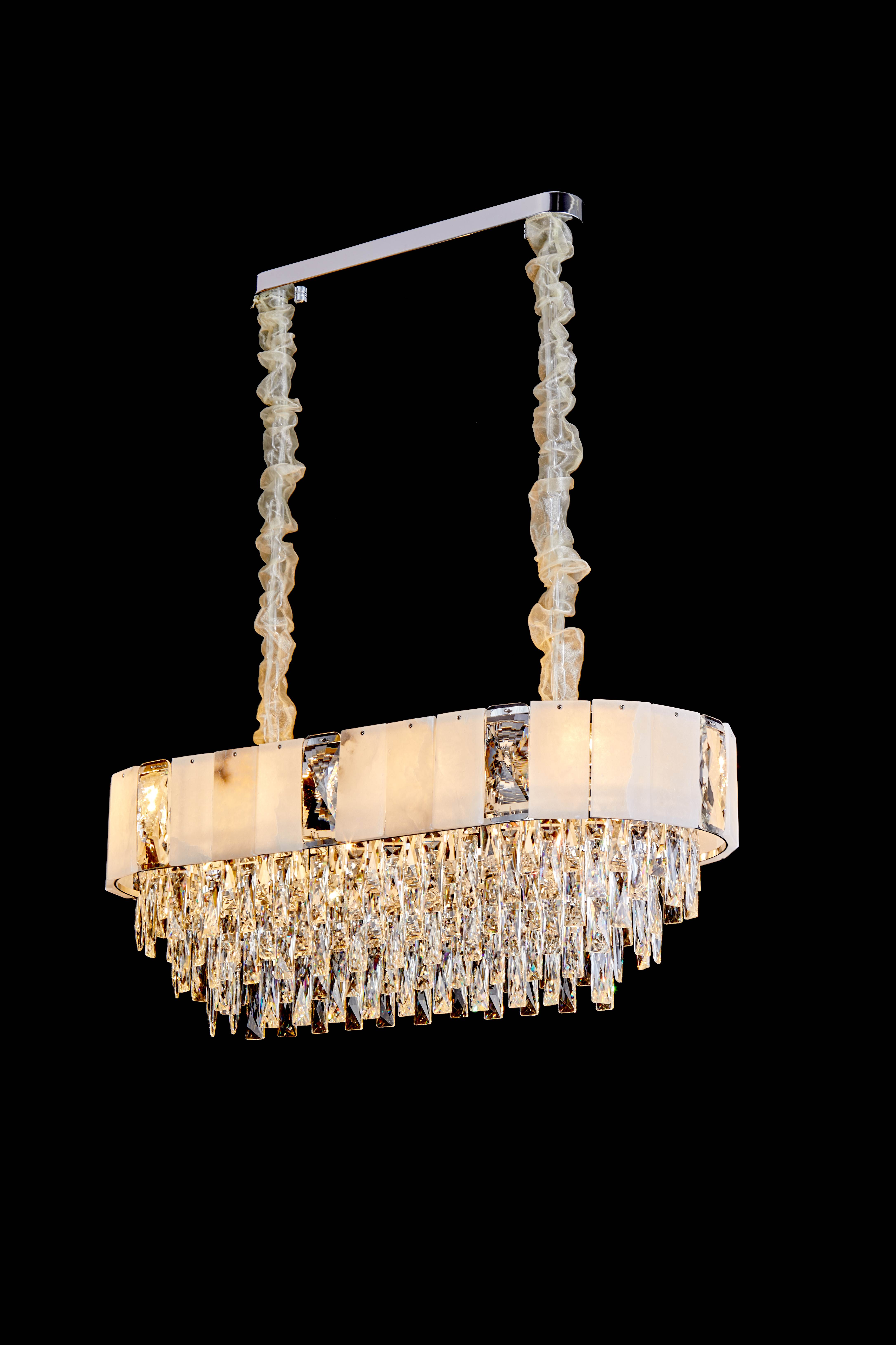Люстра  770*300*270, 12*E14, 40W NewRgy Cristallo 5027-12L-CR CHROME, Хром