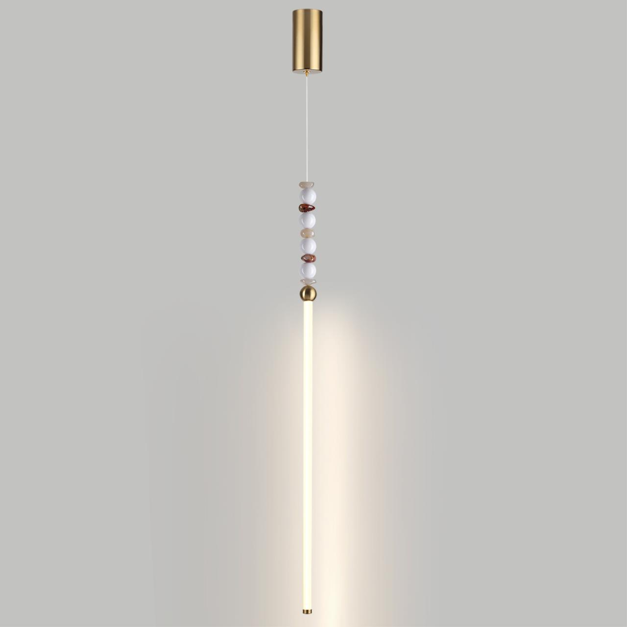 Подвесной светильник 1,6*213,5 см, 1*LED*12W 3500K Odeon Light MONELLA 6640/12L бронзовый