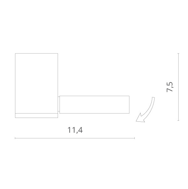 Спот Divinare Cervantes Casa LED 1486/04 PL-1, черный