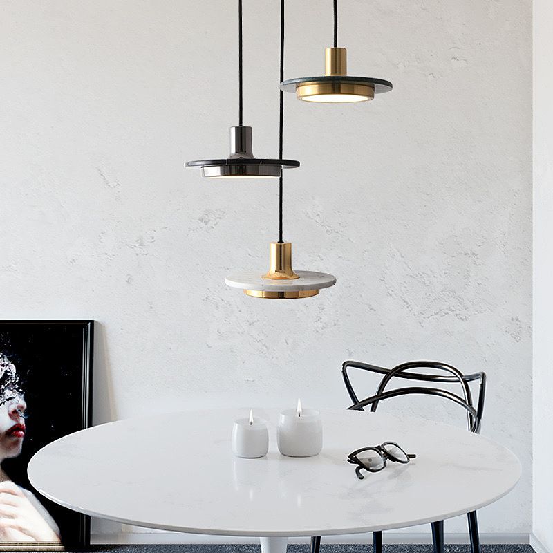 Светильник подвесной *20-180 см, 1*LED*10W, 3000K, Lightera Croix LE129L-20WB, Латунь