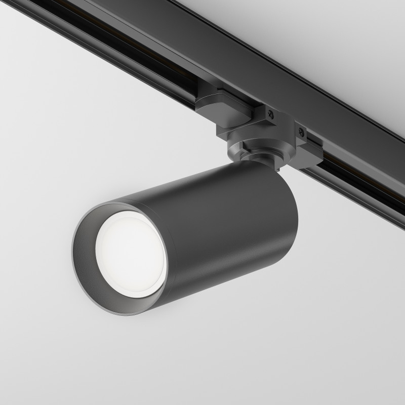 Трековый светильник трехфазный Maytoni Technical Focus TR028-3-GU10-B Черный