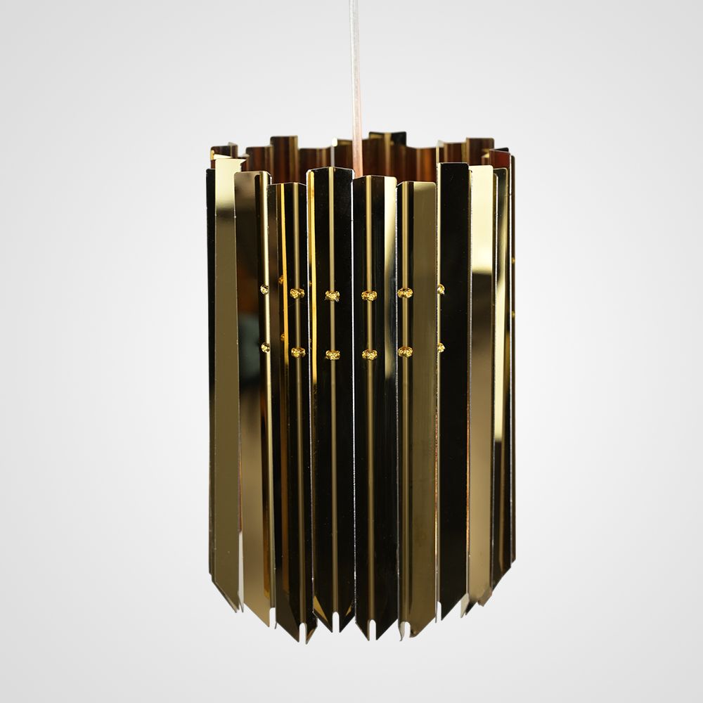 Подвесной светильник Tom Kirk Facet Pendant Gold 21*21*21 см, 1*E27*60W, ImperiumLoft 40.1457, Золотистый