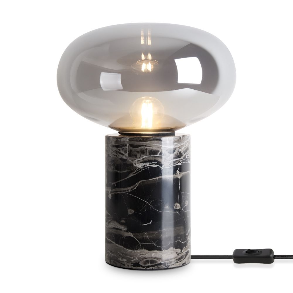 Настольная лампа 30 см, 1*E27*60W Freya Moonspot FR5550TL-01MR, Мрамор