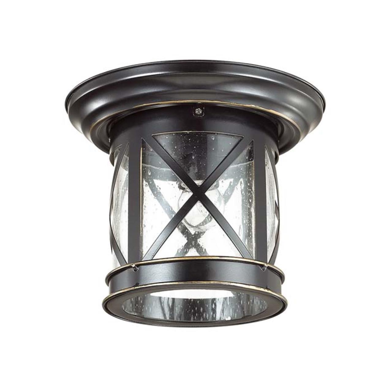 Уличный светильник Odeon Light Sation 4045/1C черный/золотая патина
