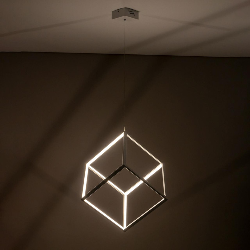 Подвесной LED светильник Citilux Куб CL719300 Белый, 40W*4000K