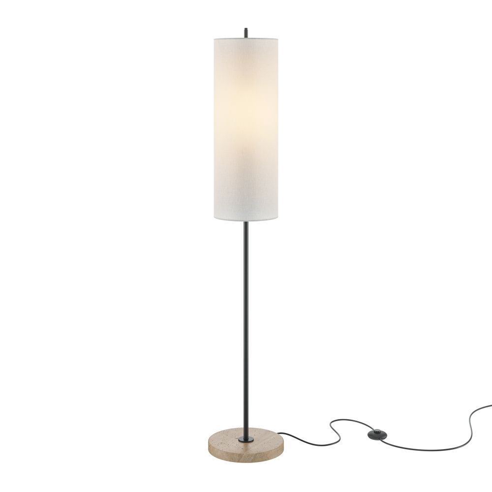 Напольный светильник (торшер) 22*143 см, 1*E27*60W, K, Maytoni Glamping MOD437FL-01B, Черный