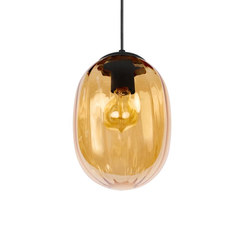 Подвесной светильник *18*-27,5 см, 1*E27*40W, LOFT IT Bubble 10427 Amber, черный