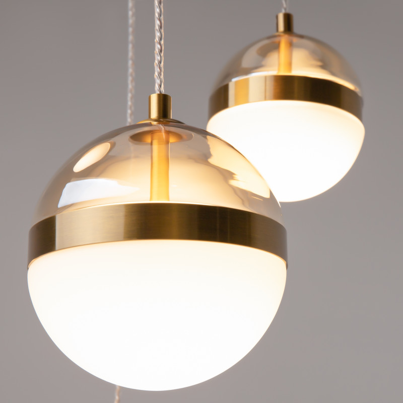 Каскадная люстра 45*45*318,5 см, LED, 58W, 3000К, Maytoni Area MOD295PL-L60BBS3K черный