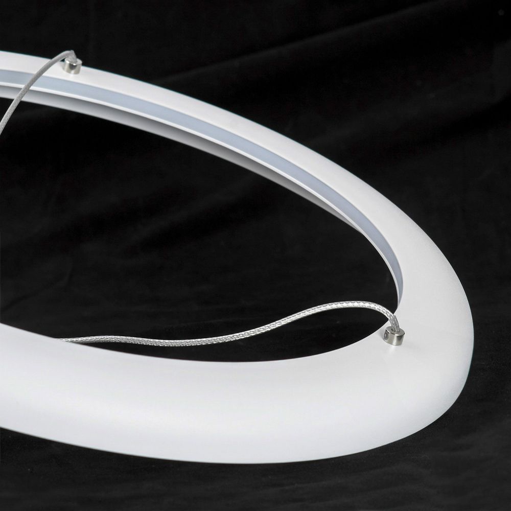 Люстра подвесная *40*35-150 см, 1*LED*24W, 4000K, Lussole Hardin LSP-7425, белый