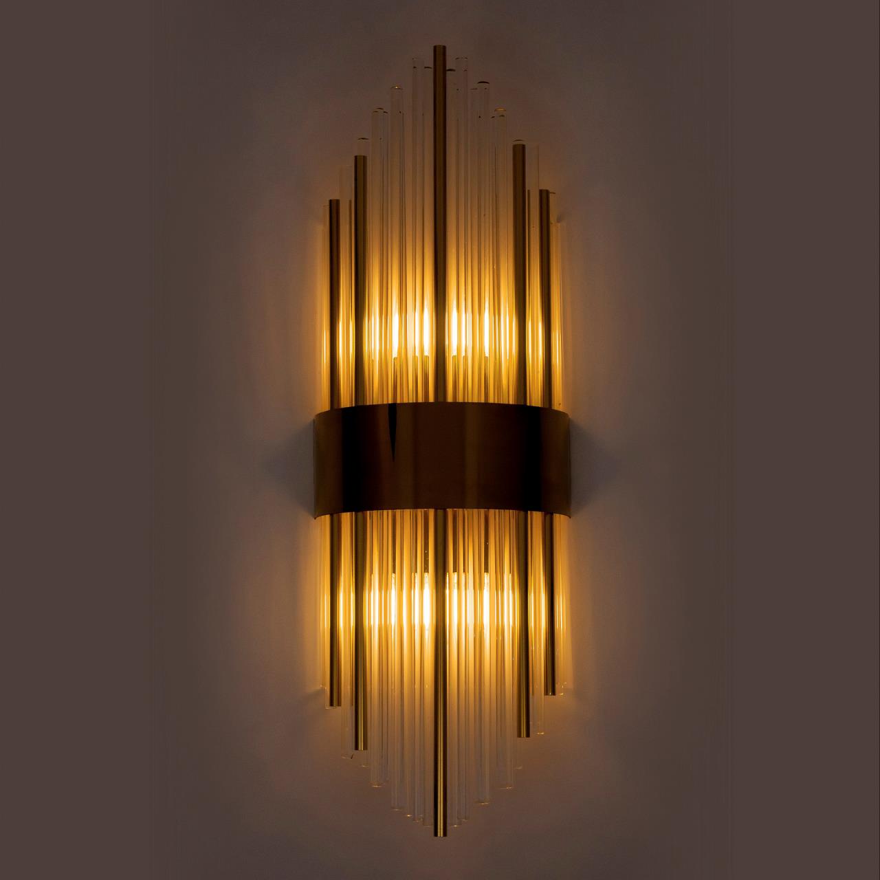 Бра 20*10*60 см, Е14 2x40W, Золото MODELUX ML.501.02 GD